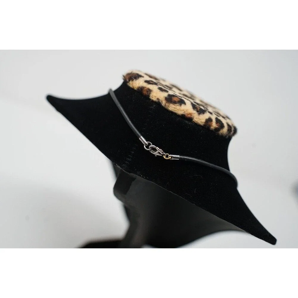 Stainless Steel 316L artisan industrial cross mens unisex silver tone black cord